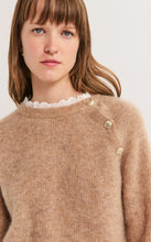 Charger l'image dans la galerie, Pablo Pull Ryla en Mohair Beige Rosé