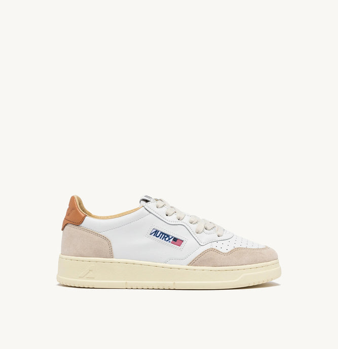 Autry Sneakers Medalist 01 Low Leather Suede Storm LS76