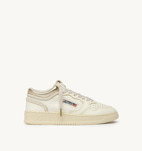 Autry Sneakers Med-Way Mid Leather Platine EK10