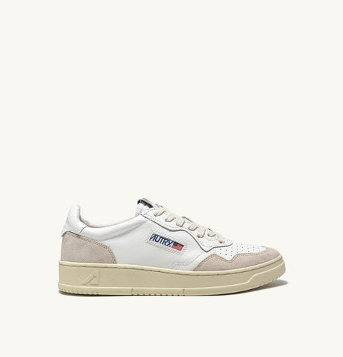 Autry Sneakers Medalist 01 Low Suede White LS33