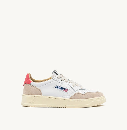 Autry Sneakers Medalist 01 Low Suede Tea Rose LS78