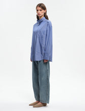 Charger l&#39;image dans la galerie, Margaux Lonnberg Chemise Finlay Navy Stripes