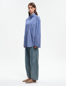 Margaux Lonnberg Chemise Finlay Navy Stripes