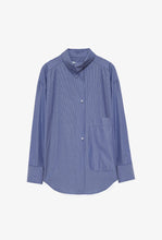 Charger l&#39;image dans la galerie, Margaux Lonnberg Chemise Finlay Navy Stripes