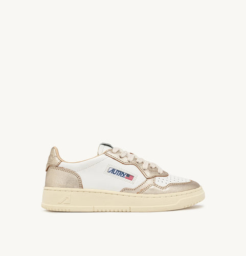 Autry Sneakers Medalist 01 Low Leather Platinum WB16