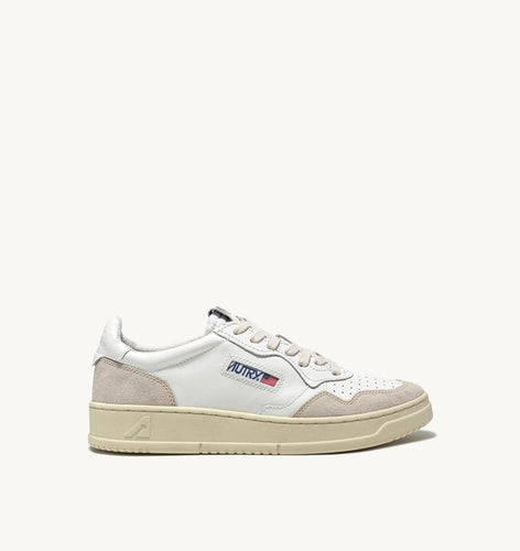 Autry Sneakers Medalist 01 Low Suede White LS33