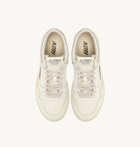 Autry Sneakers Med-Way Mid Leather Platine EK10