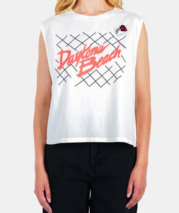 Newtone T-shirt Dyer Racing Dirty White