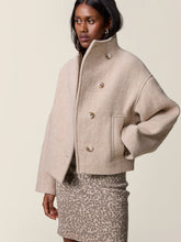 Charger l&#39;image dans la galerie, Rouje Manteau Gedeon en Laine Beige