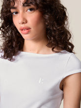 Charger l&#39;image dans la galerie, Rouje T-Shirt Lulu en Coton Blanc