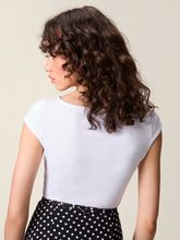 Charger l&#39;image dans la galerie, Rouje T-Shirt Lulu en Coton Blanc