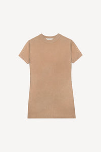 Margaux Lonnberg Robe Grape en Laine Beige