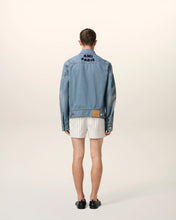 Charger l&#39;image dans la galerie, AMI Veste Trucker Ami Paris Bleu Used