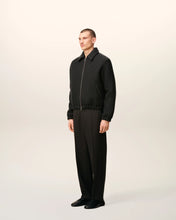 Charger l&#39;image dans la galerie, AMI Blouson Noir Zippé en Laine Anthracite