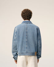 Charger l'image dans la galerie, AMI Blouson Bleu Zippé Ami de Coeur Bleu Used