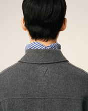 Charger l&#39;image dans la galerie, AMI Veste Double Face en Laine Cachemire Gris Chiné