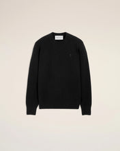 Charger l'image dans la galerie, AMI Pull Ami de Coeur Noir en Laine Noir
