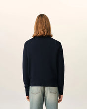 Charger l'image dans la galerie, AMI Pull Ami de Coeur en Laine Marine