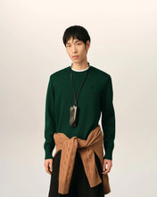Charger l'image dans la galerie, AMI Pull Ami de Coeur en Laine Vert Bouteille