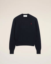 Charger l'image dans la galerie, AMI Pull Ami de Coeur en Laine Marine