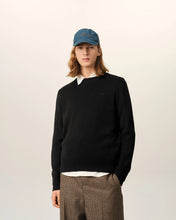 Charger l'image dans la galerie, AMI Pull Ami de Coeur Noir en Laine Noir