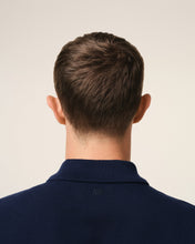 Charger l&#39;image dans la galerie, AMI Polo Ami de Coeur Ecru Bleu Nuit