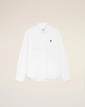 Charger l&#39;image dans la galerie, AMI Chemise Ami de Coeur Noir Oxford Blanc Naturel