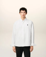 Charger l&#39;image dans la galerie, AMI Chemise Ami de Coeur Noir Oxford Blanc Naturel