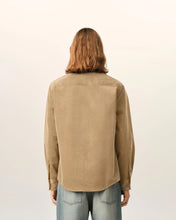 Charger l'image dans la galerie, AMI Chemise en Velours Ami de Coeur Noir Beige Mastic