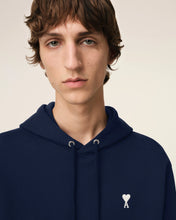 Charger l&#39;image dans la galerie, AMI Hoodie Ami de Coeur Ecru Bleu Nuit