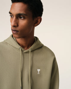 AMI Hoodie Ami de Coeur Ecru Laurier