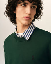 Charger l'image dans la galerie, AMI Sweatshirt Ami de Coeur Noir Vert Bouteille