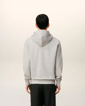 Charger l&#39;image dans la galerie, AMI Hoodie Zippé Ami de Coeur Noir Gris Cendre