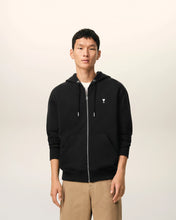 Charger l'image dans la galerie, AMI Hoodie Zippé Ami de Coeur Noir Blanc Creme