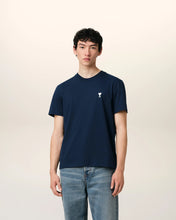Charger l&#39;image dans la galerie, AMI T-shirt Ami de Coeur Ecru Bleu Nuit