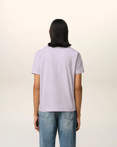 AMI T-shirt Ami de Coeur Ecru Lilas