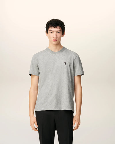 AMI T-shirt Ami de Coeur Noir Gris Cendre Chine
