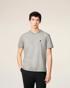 AMI T-shirt Ami de Coeur Noir Gris Cendre Chine