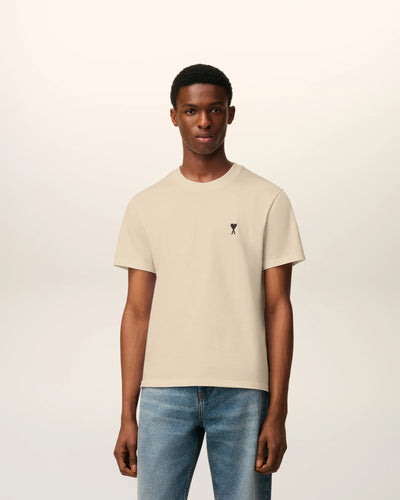 AMI T-shirt Ami de Coeur Noir Cafe Creme