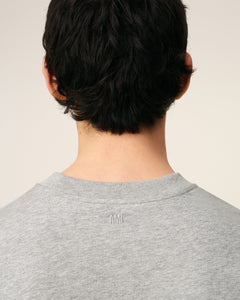 AMI T-shirt Ami de Coeur Noir Gris Cendre Chine