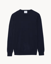 Charger l'image dans la galerie, Kujten Pull Ray Cachemire Col rond Marine