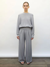 Charger l'image dans la galerie, Molli Pantalon Lauren en Laine Mérinos Gris Moyen