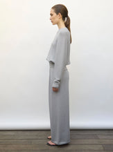 Charger l'image dans la galerie, Molli Pantalon Lauren en Laine Mérinos Gris Moyen