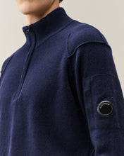 Charger l'image dans la galerie, C.P. Company Pull Lambswool GRS Half Zip Total Eclipse