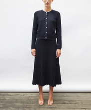Charger l'image dans la galerie, Molli Cardigan Elite Maille Cannage Nuit