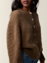 Charger l&#39;image dans la galerie, Rouje Cardigan Maina en Mohair Olive
