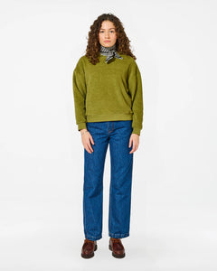 Homecore Sweatshirt Kallos en Bouclette Rosemary Green