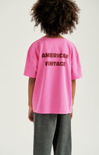Charger l'image dans la galerie, American vintage Enfant T-shirt Fizvalley Rose Fluo