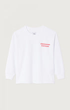 Charger l&#39;image dans la galerie, American vintage Enfant T-shirt Fizvalley Manches Longues Blanc