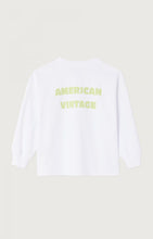 Charger l&#39;image dans la galerie, American vintage Enfant T-shirt Fizvalley Manches Longues Blanc